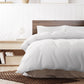 QUEEN 1000TC Cotton Blend Quilt Cover Set - White