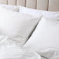 QUEEN 1000TC Cotton Blend Quilt Cover Set - White