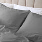 QUEEN 1000TC Cotton Blend Quilt Cover Pillowcase Set - Charcoal