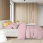 KING 1000TC Cotton Blend Quilt Cover Pillowcase Set - Pink