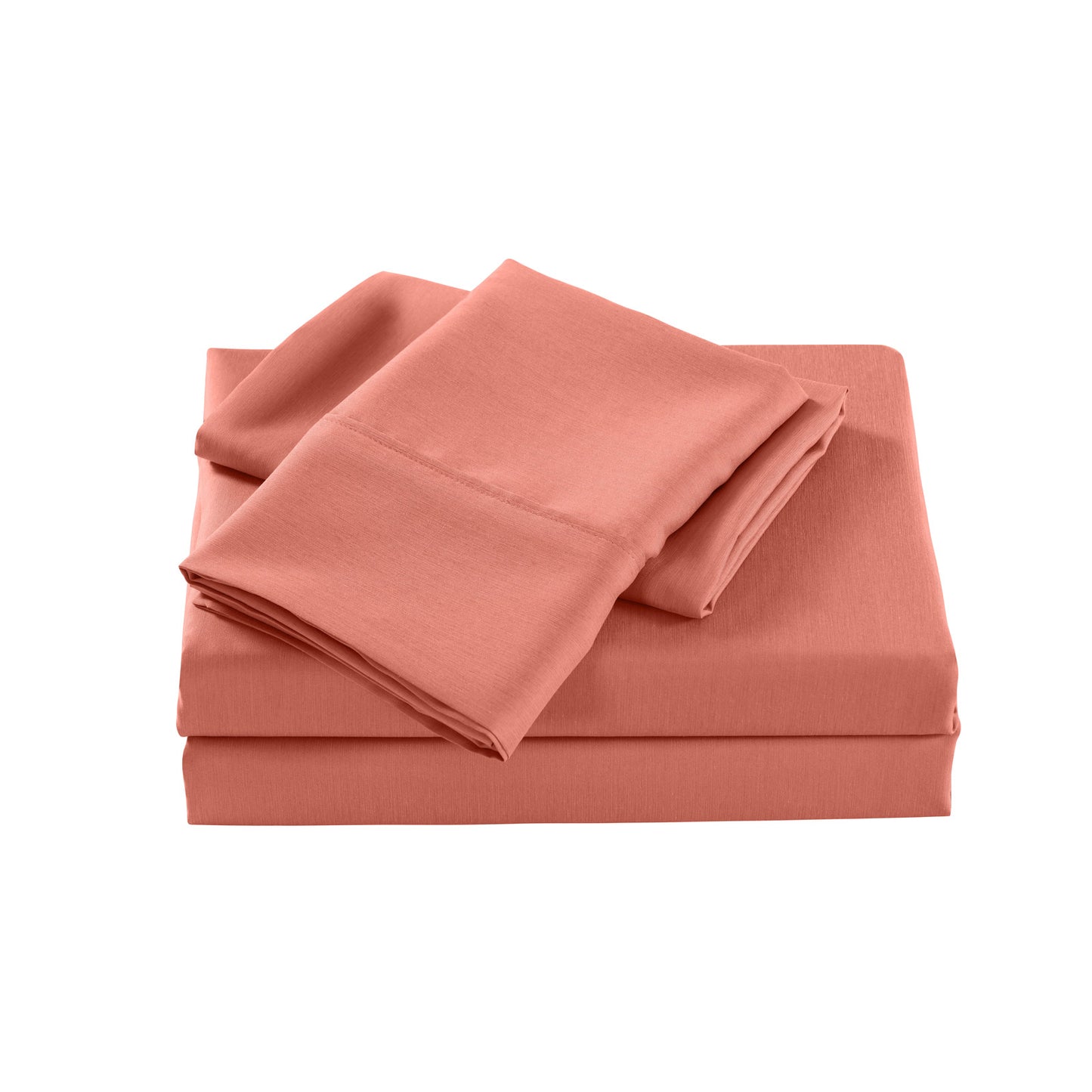 Single Royal Comfort Bamboo Cooling 2000TC Sheet Set - Peach