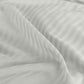 QUEEN 1200 Thread Count Stripe Cotton Blend Quilt Cover Sets - Silver