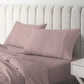 King Royal Comfort 1500TC Cotton Rich Fitted 4pc Sheet Sets Stone