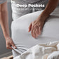 King Royal Comfort 1500TC Cotton Rich Fitted Sheet 4pc Set - indigo