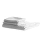 DOUBLE 1500TC 3-Piece Cotton Rich Fitted Sheet Sets - White