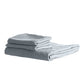 DOUBLE 1500TC 3-Piece Cotton Rich Fitted Sheet Sets - Indigo