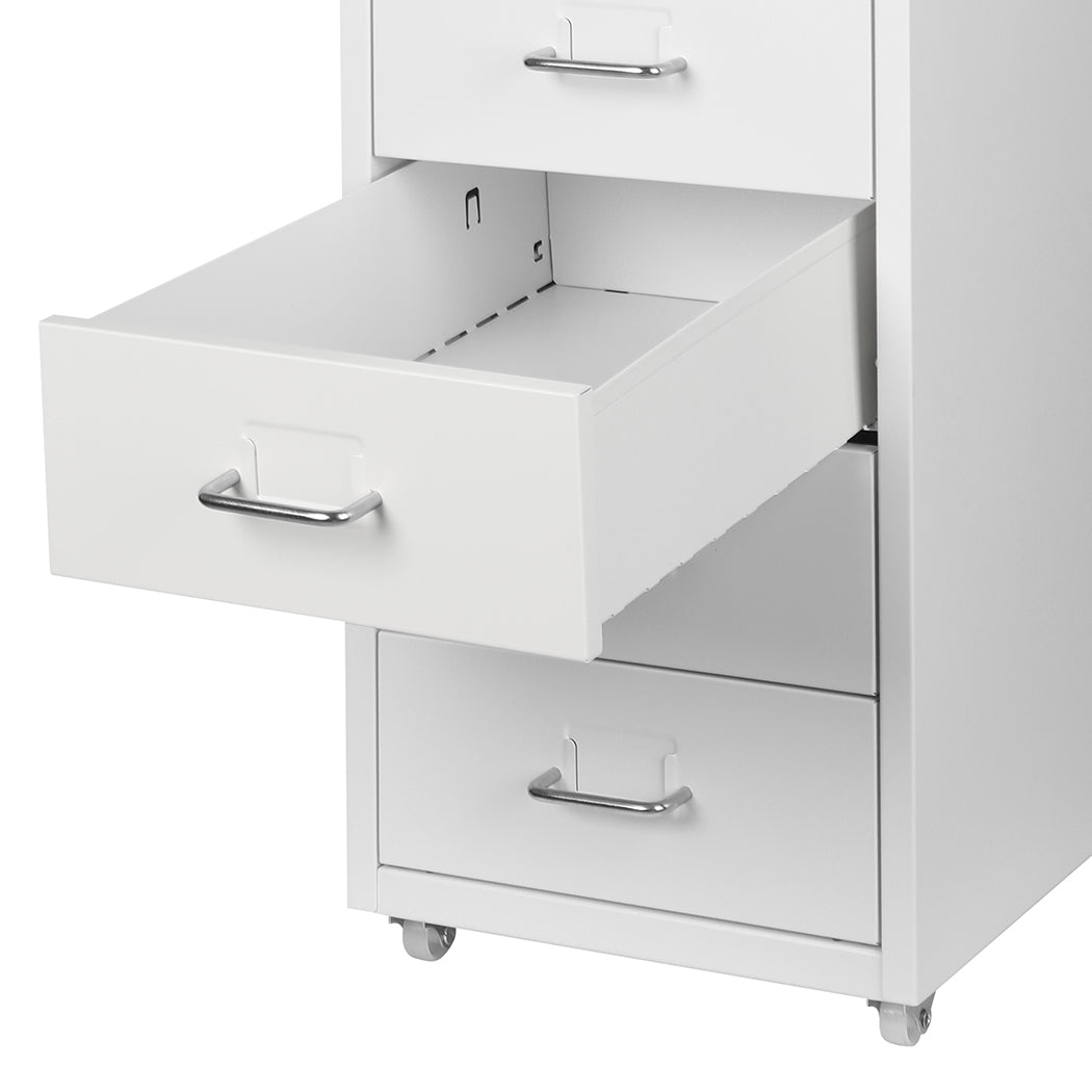 Levede 6 Drawer Office Cabinet Drawers White