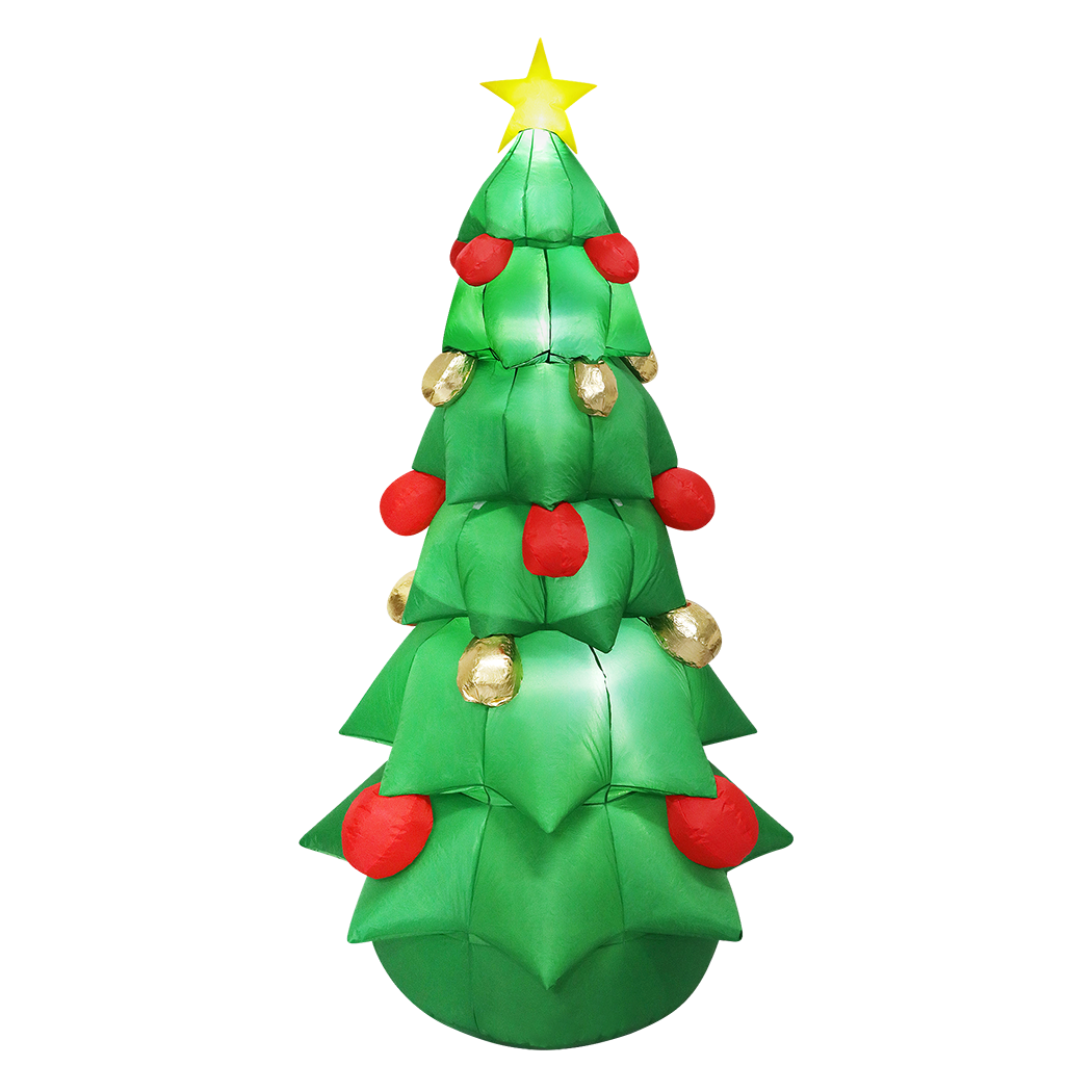 Christmas Tree Christmas Inflatable with LED Lights - 2.5M