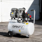 24L Air Compressor Quiet 0.75HP Oil-Free Portable Tyre Inflator 40L/Min