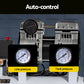 24L Air Compressor Quiet 0.75HP Oil-Free Portable Tyre Inflator 40L/Min