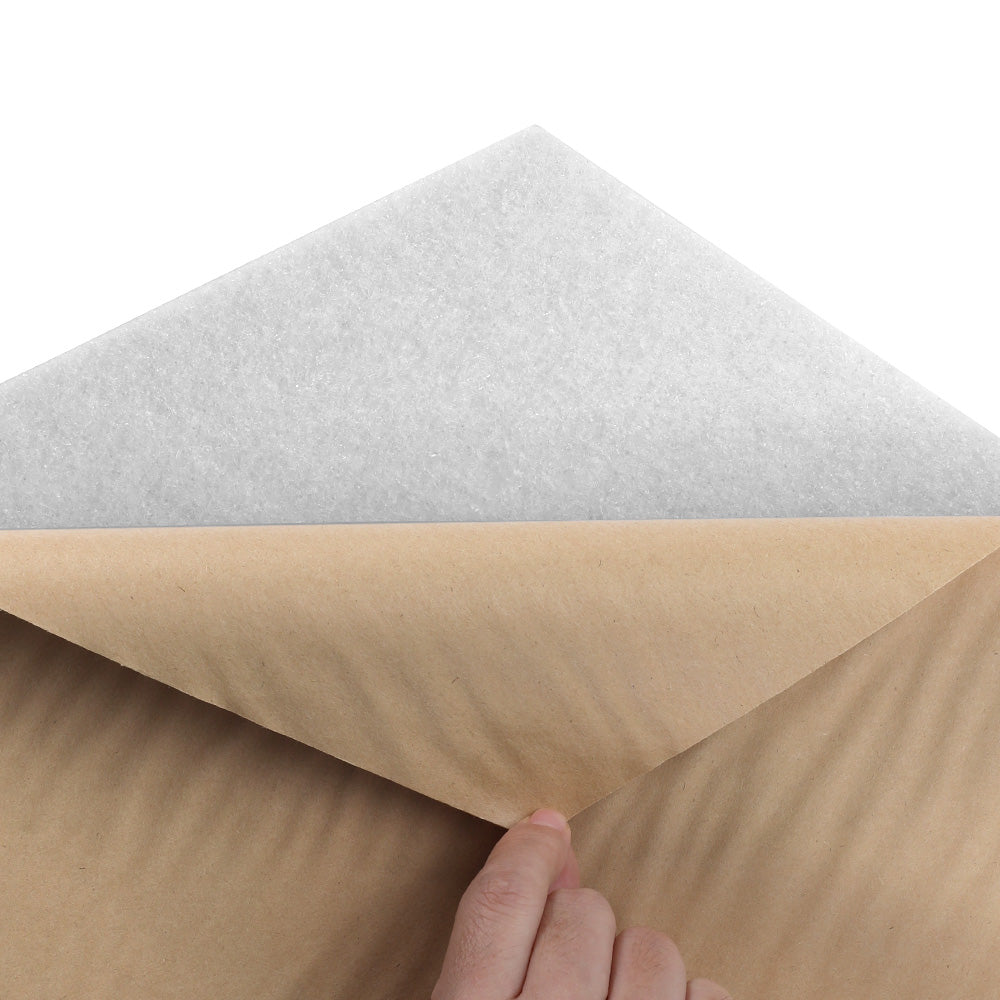 Acoustic Foam 12pcs 35x30x0.9cm Soundproof Absorption Panel Adhesive White