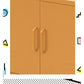 Magnus Metal Buffet Sideboard Cabinet - Yellow