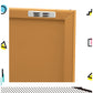 Magnus Metal Buffet Sideboard Cabinet - Yellow