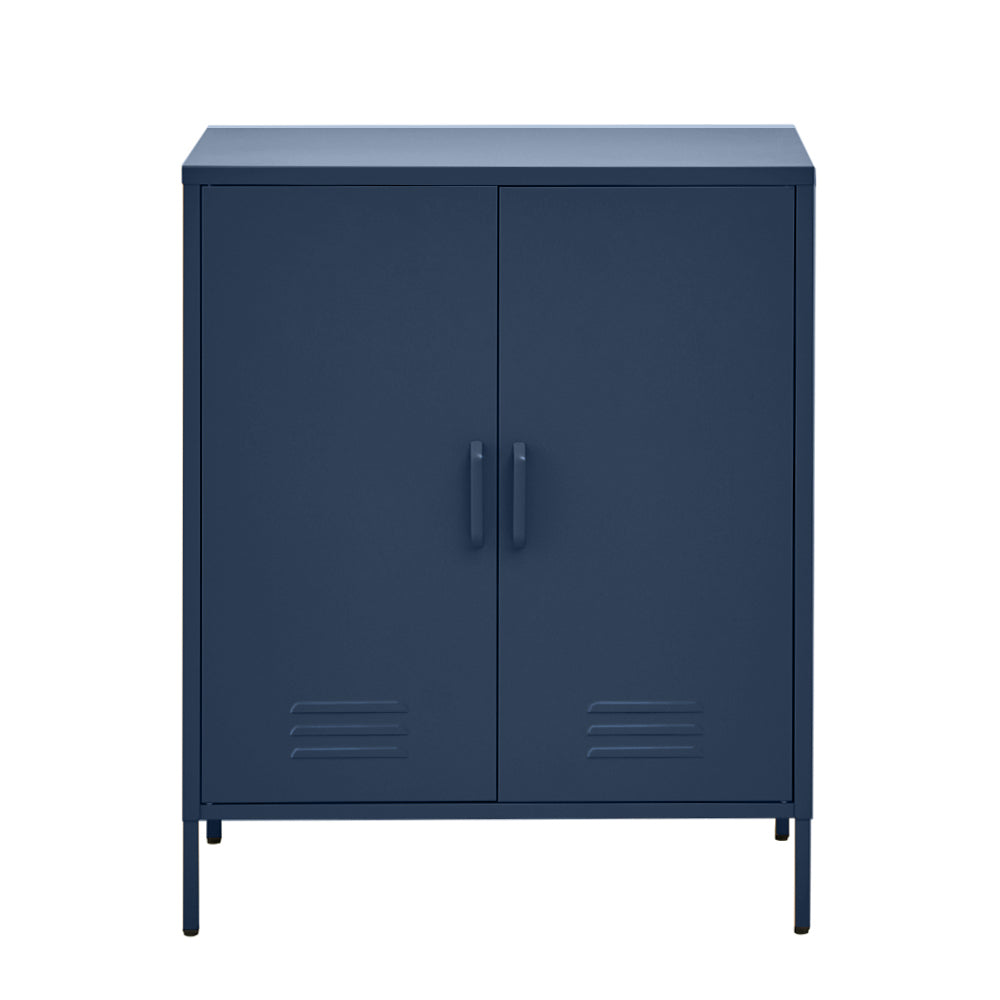 Ansel Metal Buffet Sideboard Cabinet - Blue