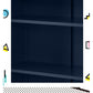 Ansel Metal Buffet Sideboard Cabinet - Blue