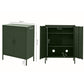 Ansel Buffet Sideboard Metal Cabinet - Green