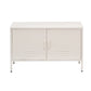 Ansel Metal Buffet Sideboard Cabinet - White