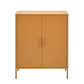 Ansel Buffet Sideboard Metal Cabinet - Yellow