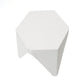 Set of 4 Puzzle Stool Bar Stools Stackable - White
