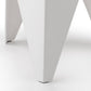 Set of 4 Puzzle Stool Bar Stools Stackable - White