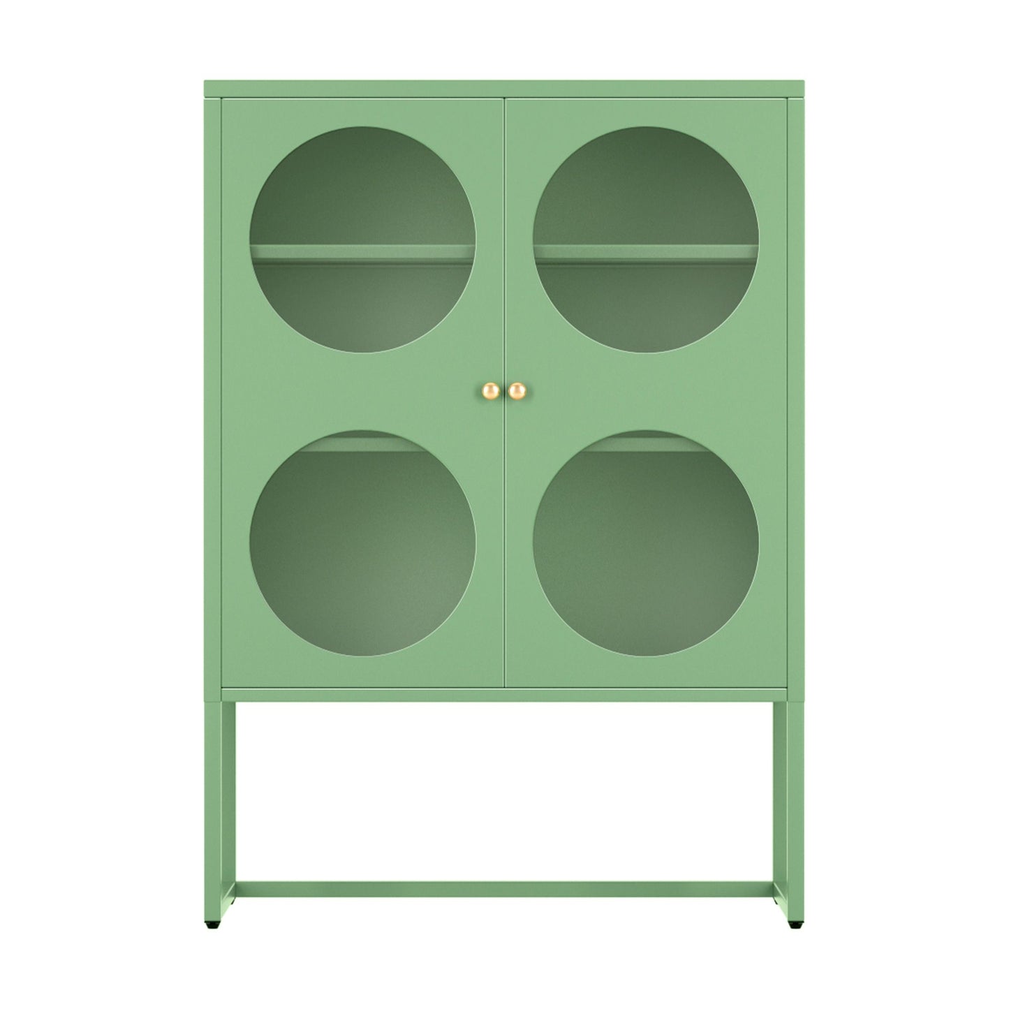 Kael Metal Buffet Sideboard Cabinet - Green