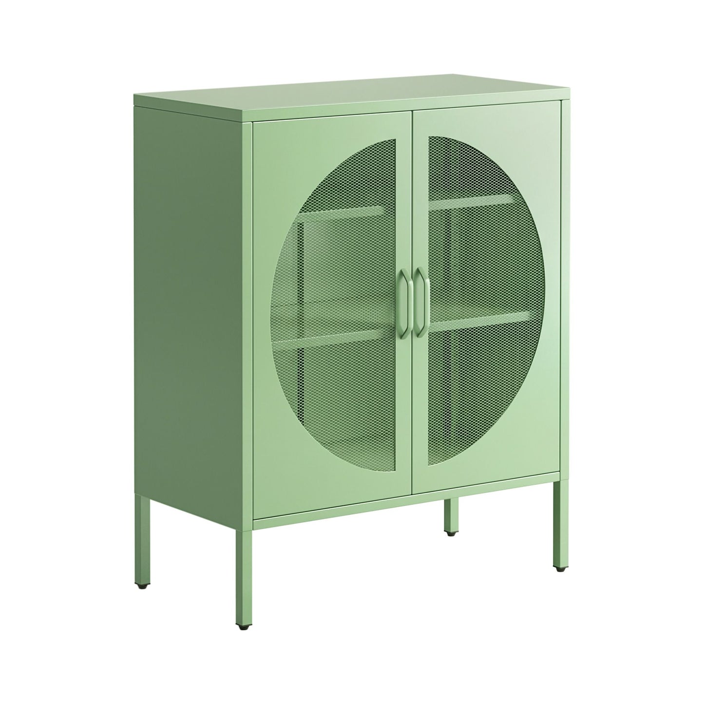 Cipher Metal Buffet Sideboard Cabinet - Green