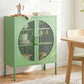Cipher Metal Buffet Sideboard Cabinet - Green