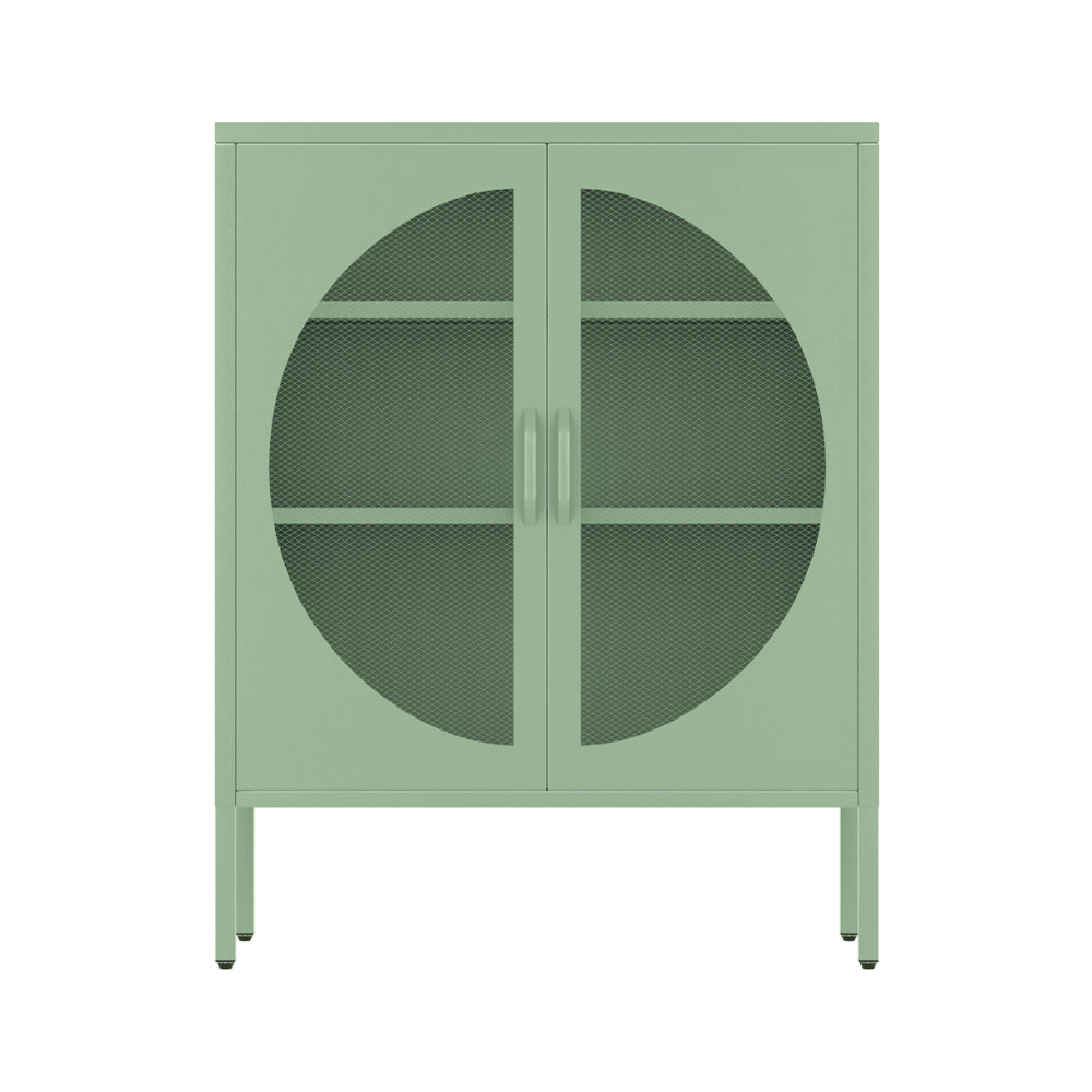 Cipher Metal Buffet Sideboard Cabinet - Green