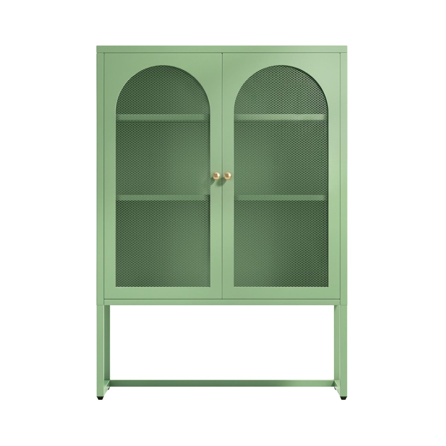 Kellen Metal Buffet Sideboard Cabinet - Green