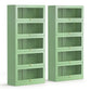 Set of 2 Kian Buffet Sideboard Cabinet Storage Cupboard Mesh Doors Metal - Green