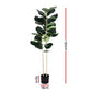 150cm Artificial Fiddle Tree Faux Trees Indoor Decor Artificial Plants Lifelike Plant 1.5M