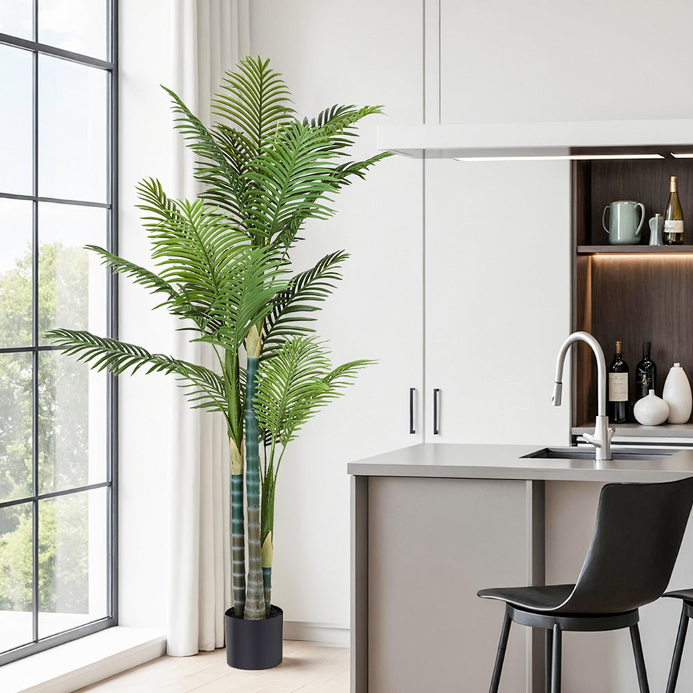 180cm Artificial Palm Tree Faux Trees Indoor Decor Artificial Plants Lifelike Plant 1.8M
