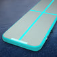 3mx1m Air Track Mat Gymnastic Tumbling Mint Green and Grey