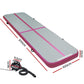 3x1m Inflatable Air Track Mat with Pump Tumbling Gymnastics Pink