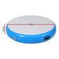 1m Air Track Spot Inflatable Gymnastics Tumbling Mat Round - Blue