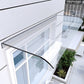 Instahut Window Door Awning 0.4mx1m Transparent