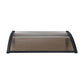 Instahut Window Door Awning 0.8mx1m Brown