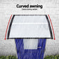 Instahut Window Door Awning 0.8mx1m Transparent