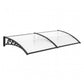 Instahut Window Door Awning 0.8mx2m Transparent