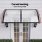 Instahut Window Door Awning 0.8mx2m Transparent