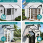 Instahut Window Door Awning 0.8mx2m Transparent