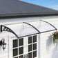 Instahut Window Door Awning 0.8mx2m Transparent