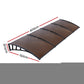 Window Door Awning Door Canopy Outdoor Patio Cover Shade 1.5mx4m DIY Brown