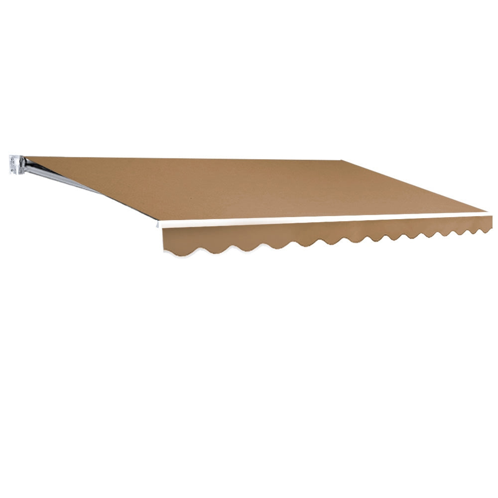 Retractable Folding Arm Awning Outdoor Awning Sunshade 4Mx2.5M Beige