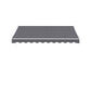 Instahut Retractable Folding Arm Awning Motorised Sunshade 3.5M X 3M Grey