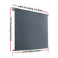 Outdoor Blind Privacy Screen Roll Down Awning Canopy Window 2.4x2.5M