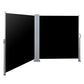 Instahut Side Awning Outdoor Blinds Sun Shade Retractable Screen 2x6M BK