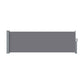 Instahut Side Awning Sun Shade Outdoor Blinds Retractable Screen 1x3M Grey
