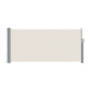 Instahut Side Awning Sun Shade Outdoor Blinds Retractable Screen 1.4x3M Cream