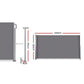 Instahut Side Awning Sun Shade Outdoor Blinds Retractable Screen 1.4x3M GR